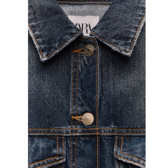 Zara Denim TRF Jumpsuit - Picture 9 of 14